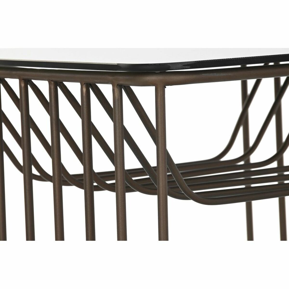 Set om 2 bord DKD Home Decor Svart Koppar 52 x 52 x 44 cm - 7