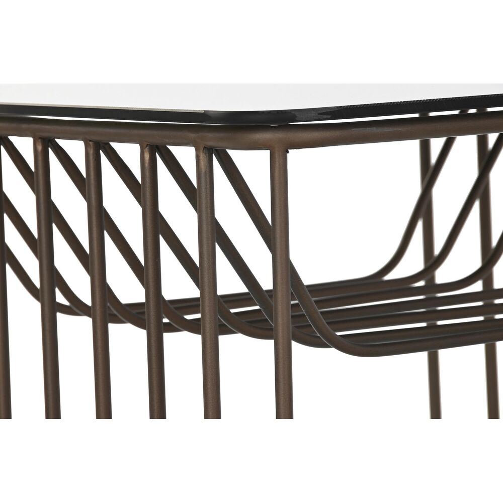 Set om 2 bord DKD Home Decor Svart Koppar 52 x 52 x 44 cm - 3