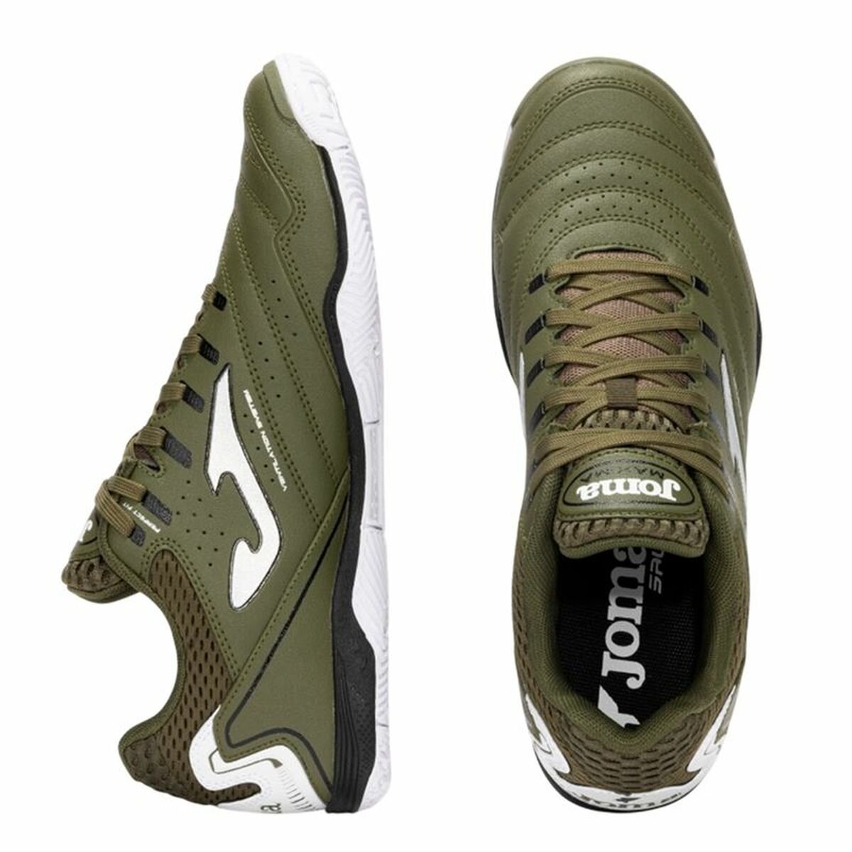 Fotbollsskor för inomhusbruk för vuxna Joma Sport Maxima 2523 Oliv - 3