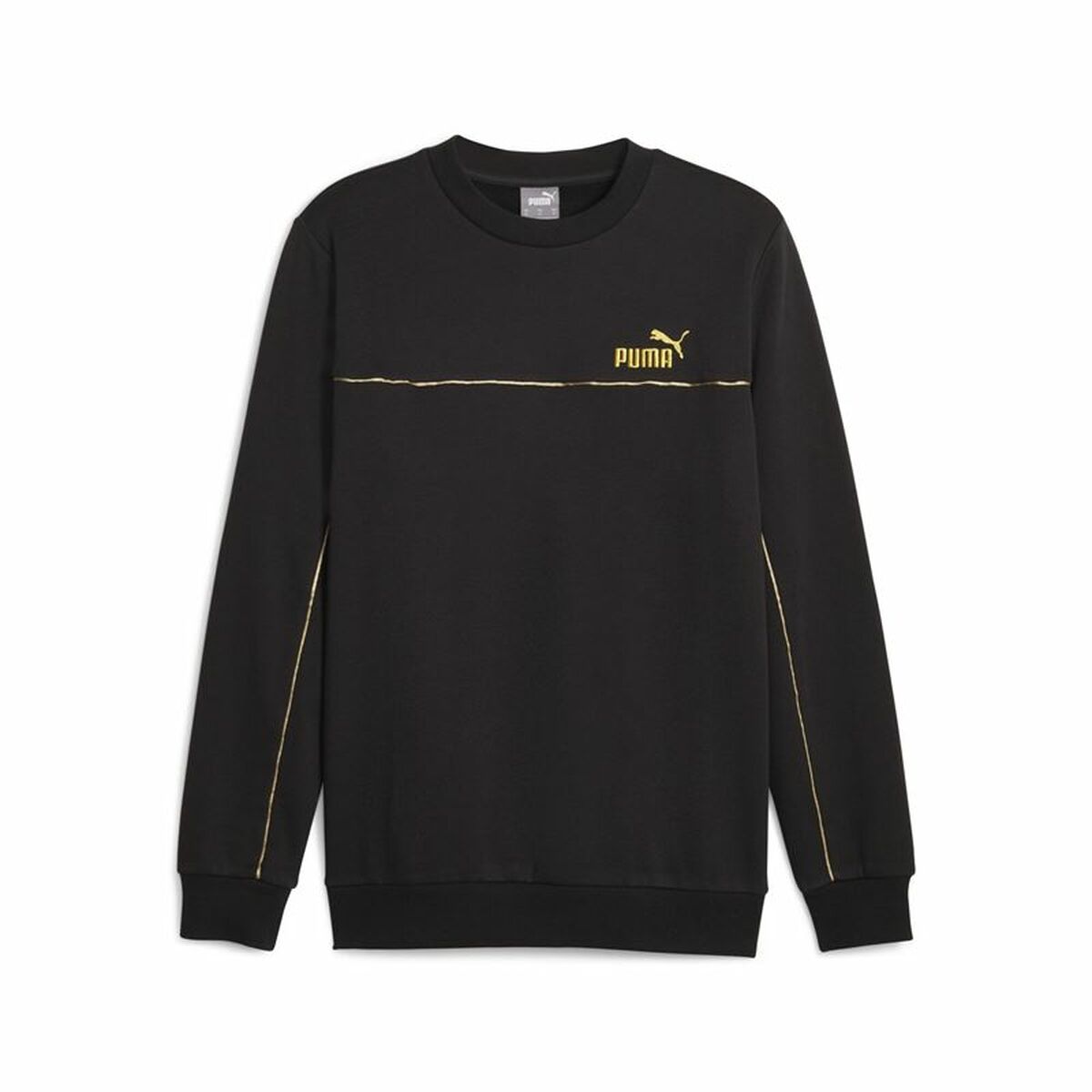 Tröja utan huva Herr Puma ESS+ Minimal Gold Cr Svart