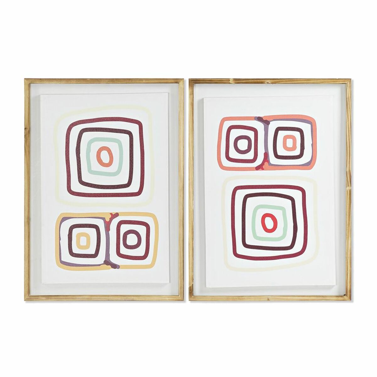 Kanvas DKD Home Decor Furu polystyren Kanvas 50 x 2,8 x 70 cm