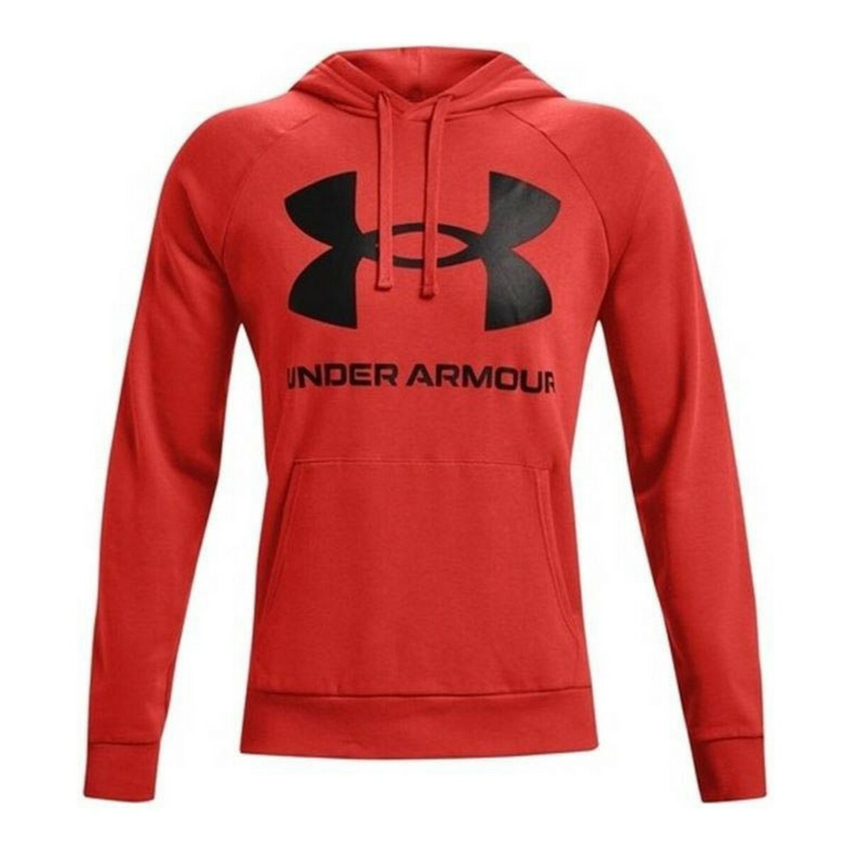 Tröja med huva Herr Under Armour Fleece Rival Röd - 8