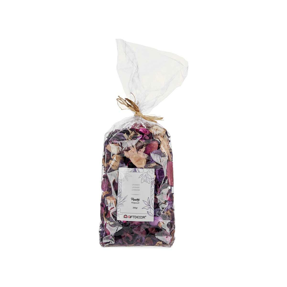 Dekorativa blommor Gift Decor Popurri Purpur Naturell 11 x 28 x 8 cm 12 x 28 x 10 cm Lavendel (12 antal) - 2