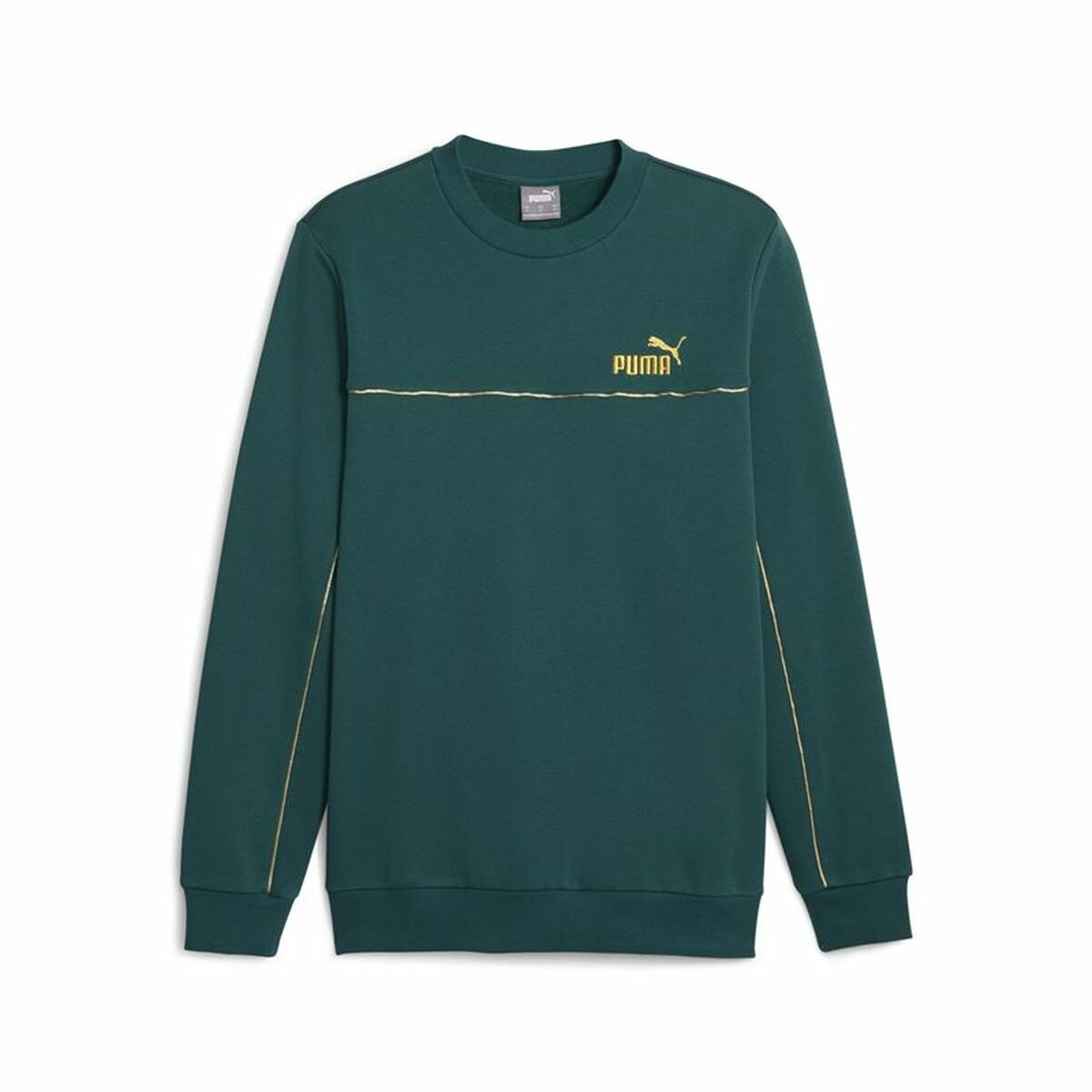 Tröja utan huva Herr Puma ESS+ Minimal Gold Cr Mörkgrön - 4