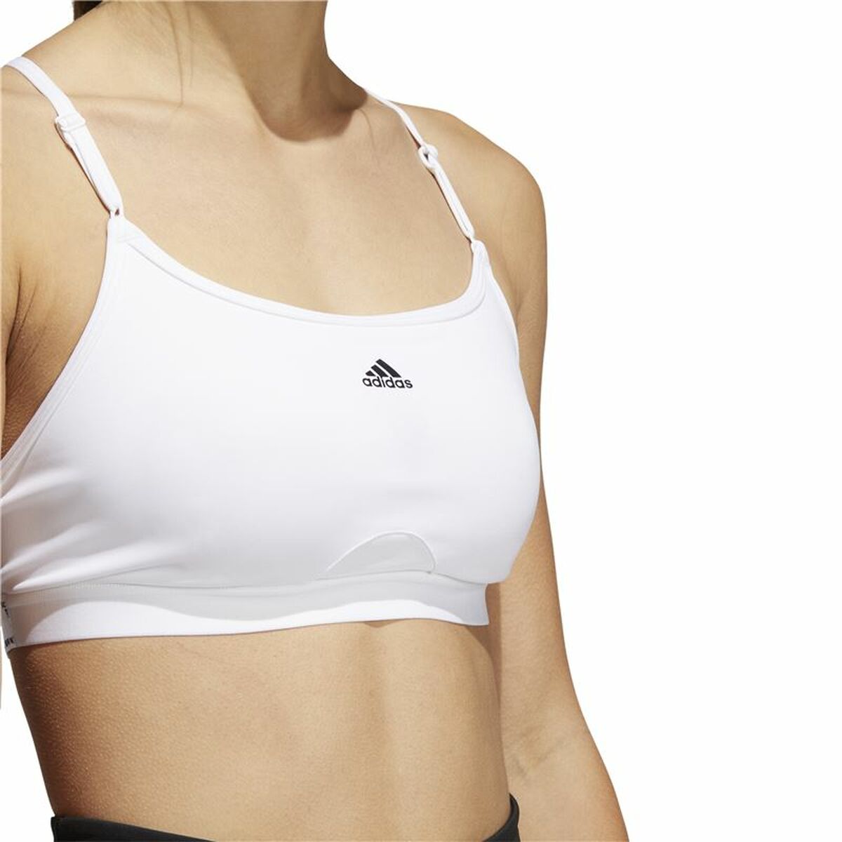 Sport-BH Adidas Aeroreact Ls P Vit - 5