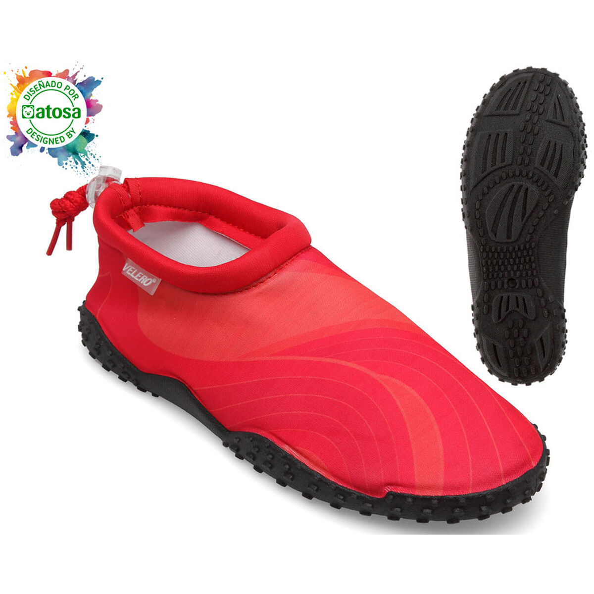 Tofflor Vuxna, unisex Röd - 5