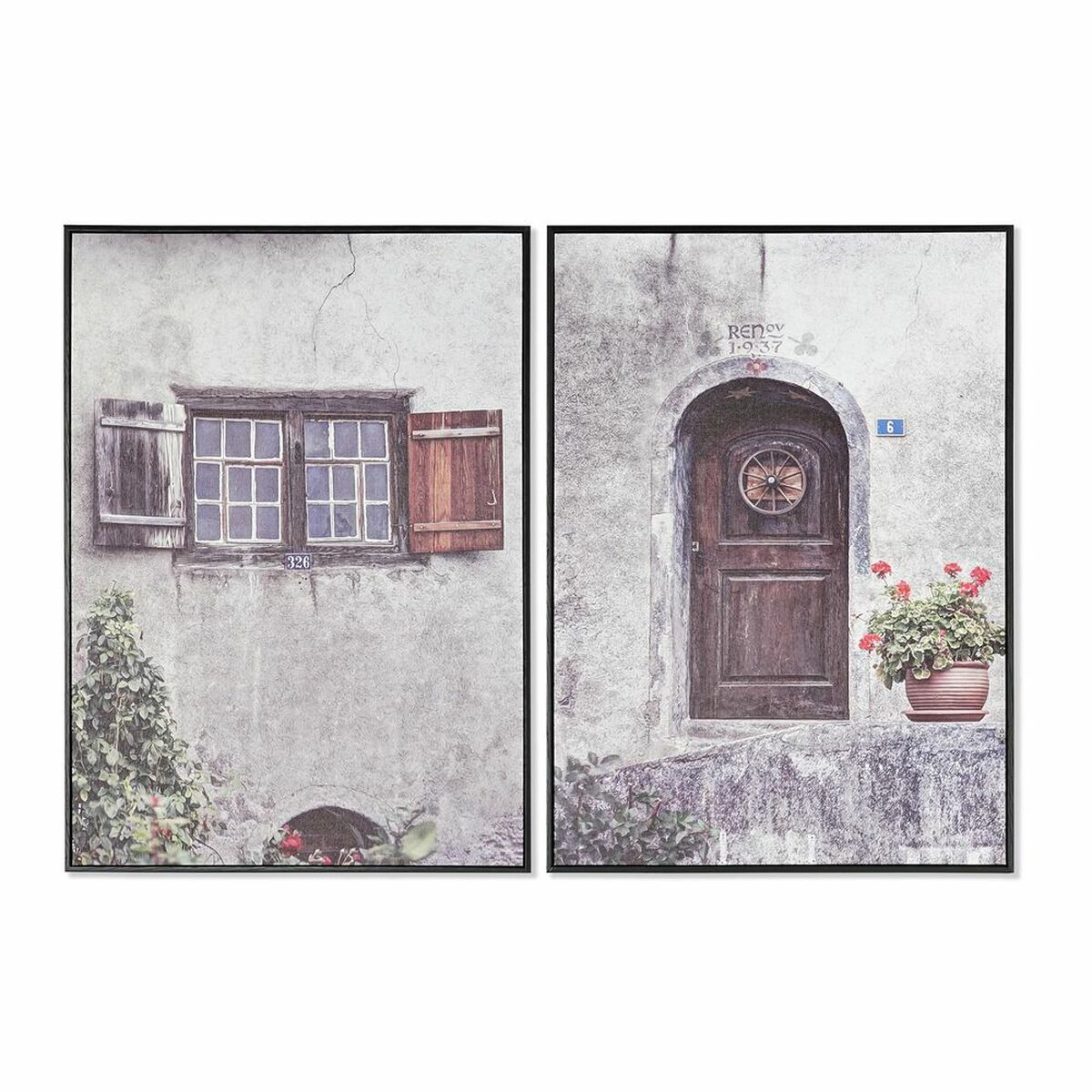 Kanvas DKD Home Decor polystyren Kanvas 50 x 2,8 x 70 cm