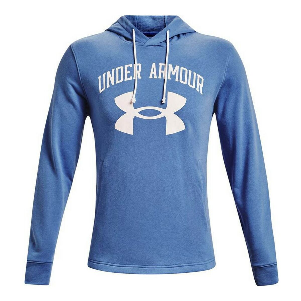 Tröja med huva Herr Under Armour Rival Terry Indigo - 4