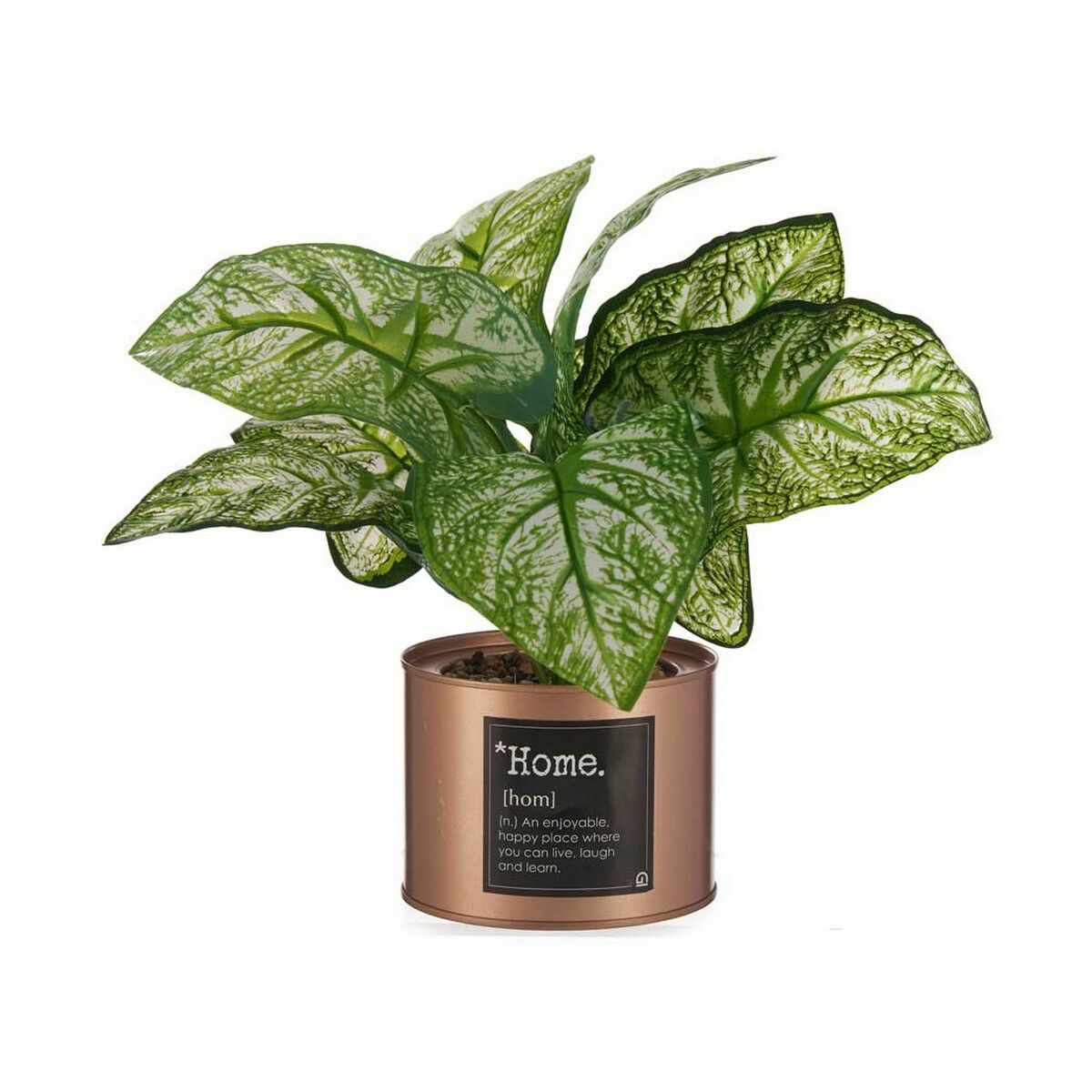 Dekorativ växt Ibergarden Home Metall Plast Can 26 x 26 x 26 cm Koppar (6 antal) - 2
