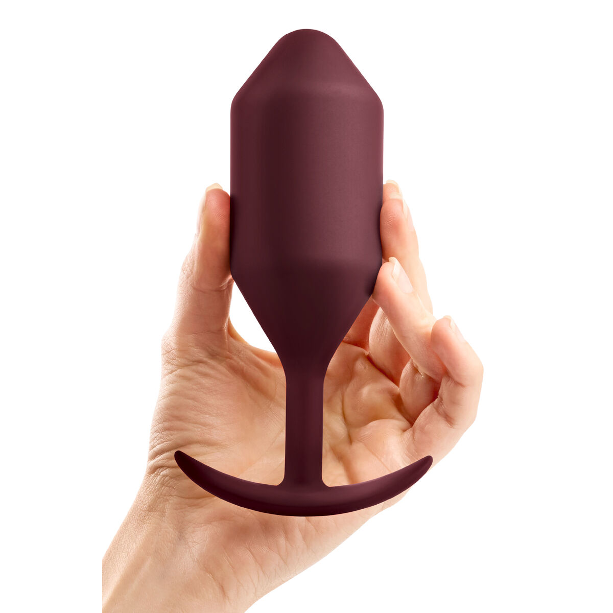Vibrerande anuspropp B-Vibe 5 Röd Rödbrun - 4
