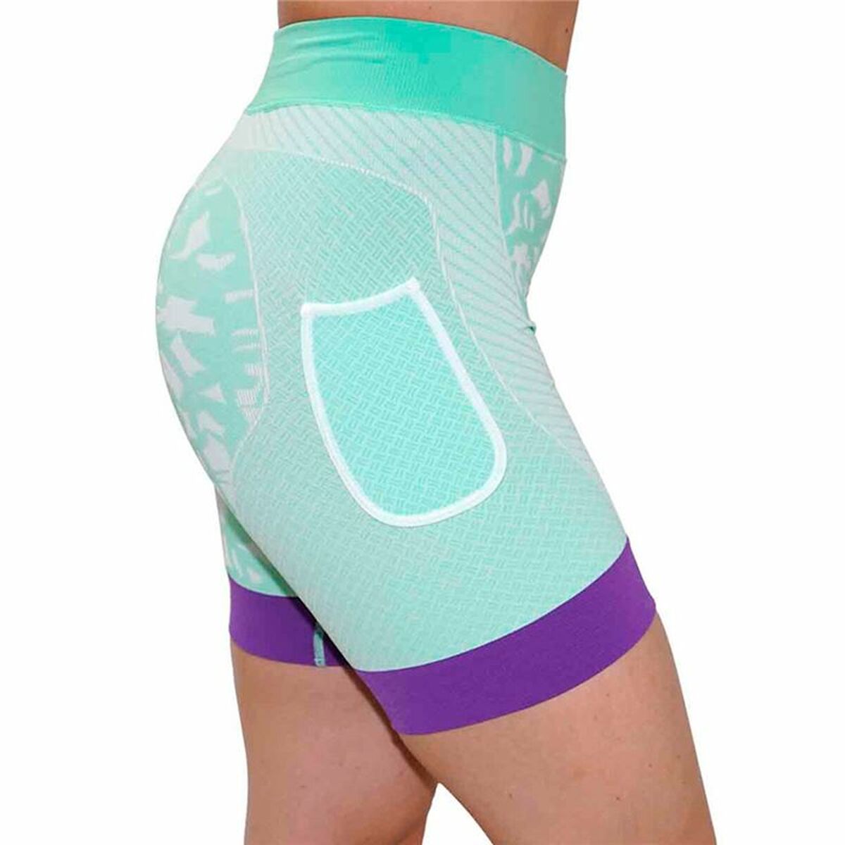 Korta träningsleggings Hanker Shiwa Aquamarine