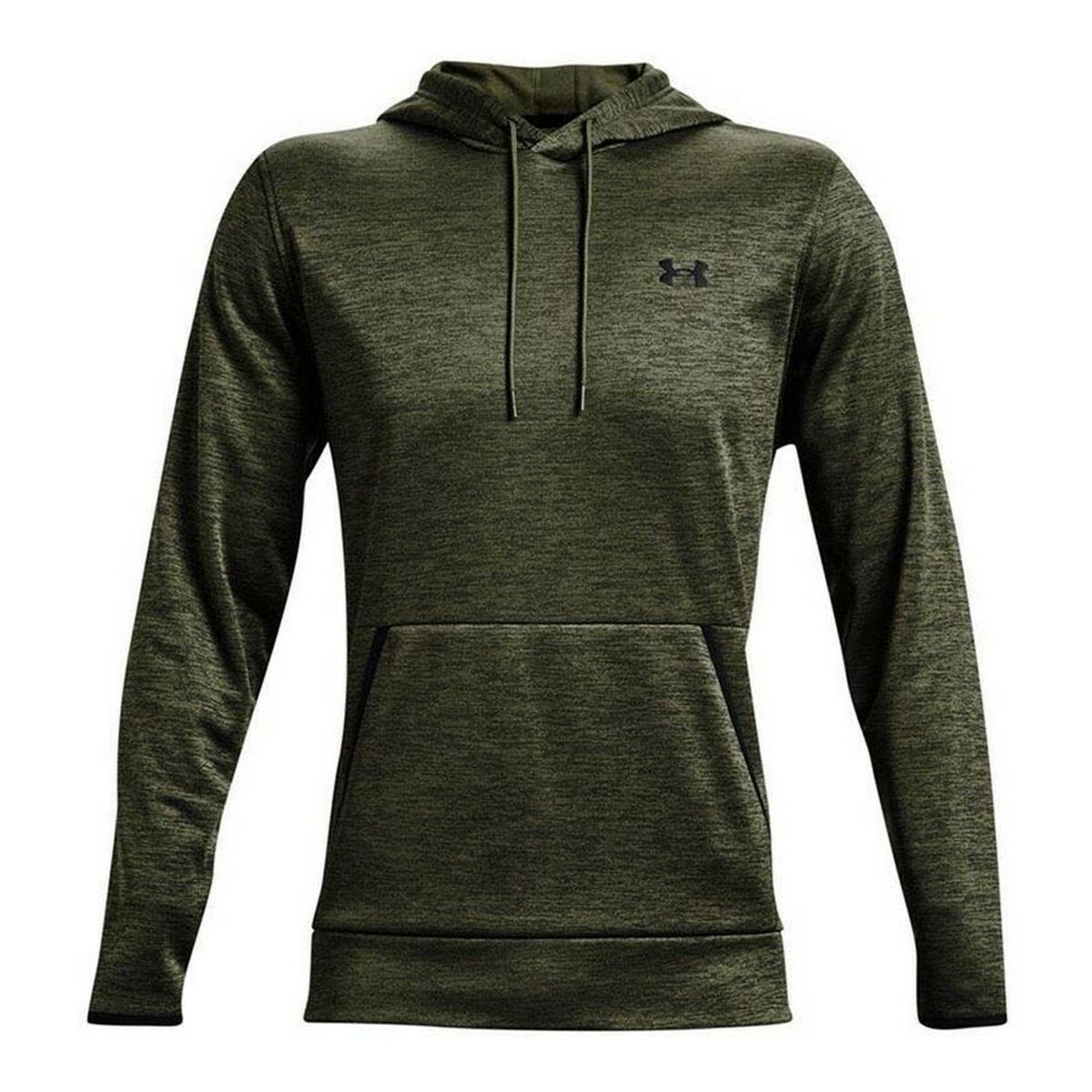 Tröja med huva Herr Under Armour Fleece Twist Oliv - 4