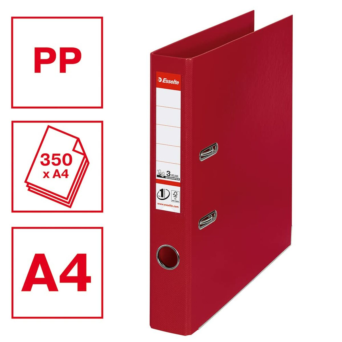 Ringpärm Esselte Bordeaux (Renoverade C) - 2