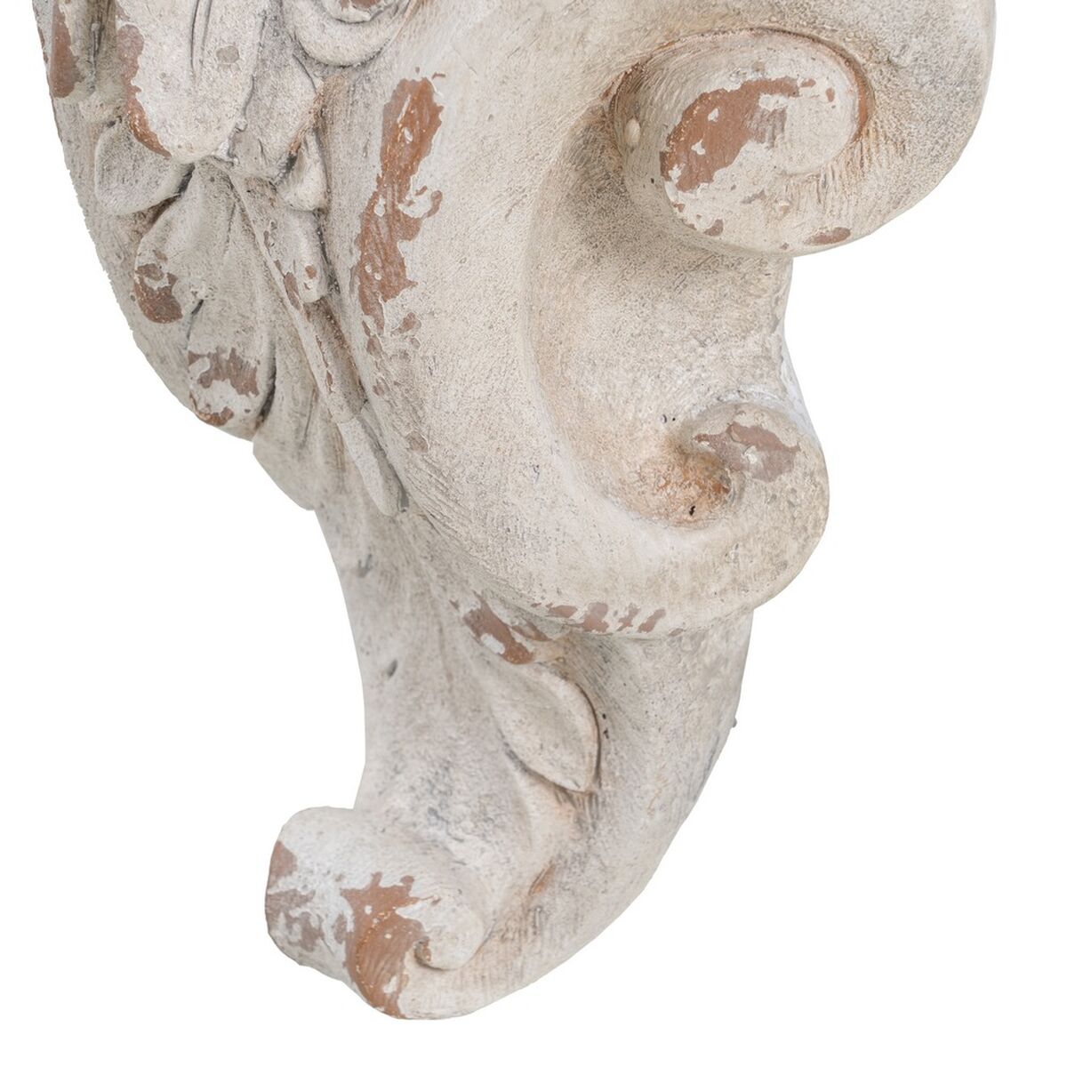 Skulptur Vit Harts Manganoxid Ängel 60 x 25 x 68 cm - 7