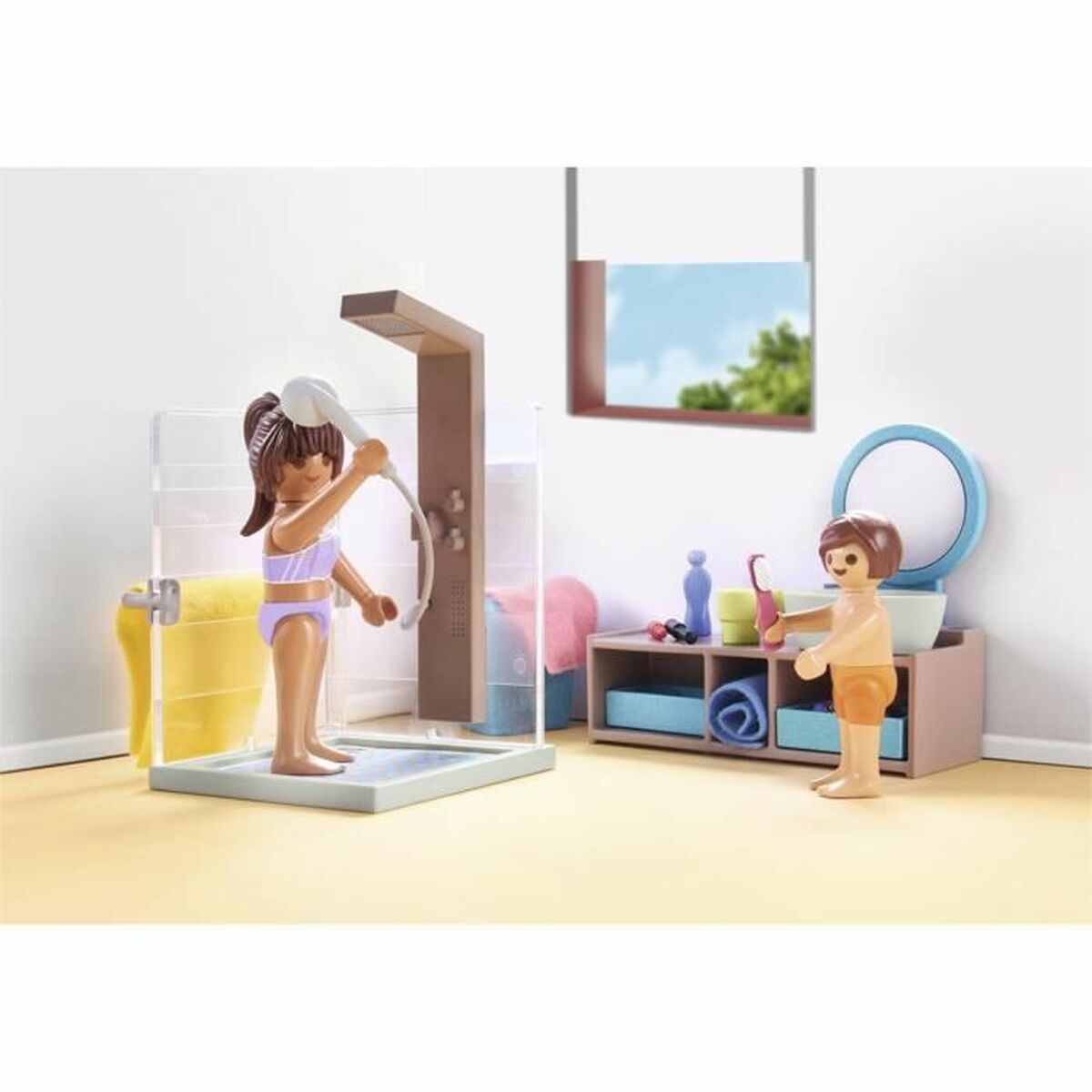 Playset Playmobil 71611 - Bathroom bathtub 55 Delar - 3