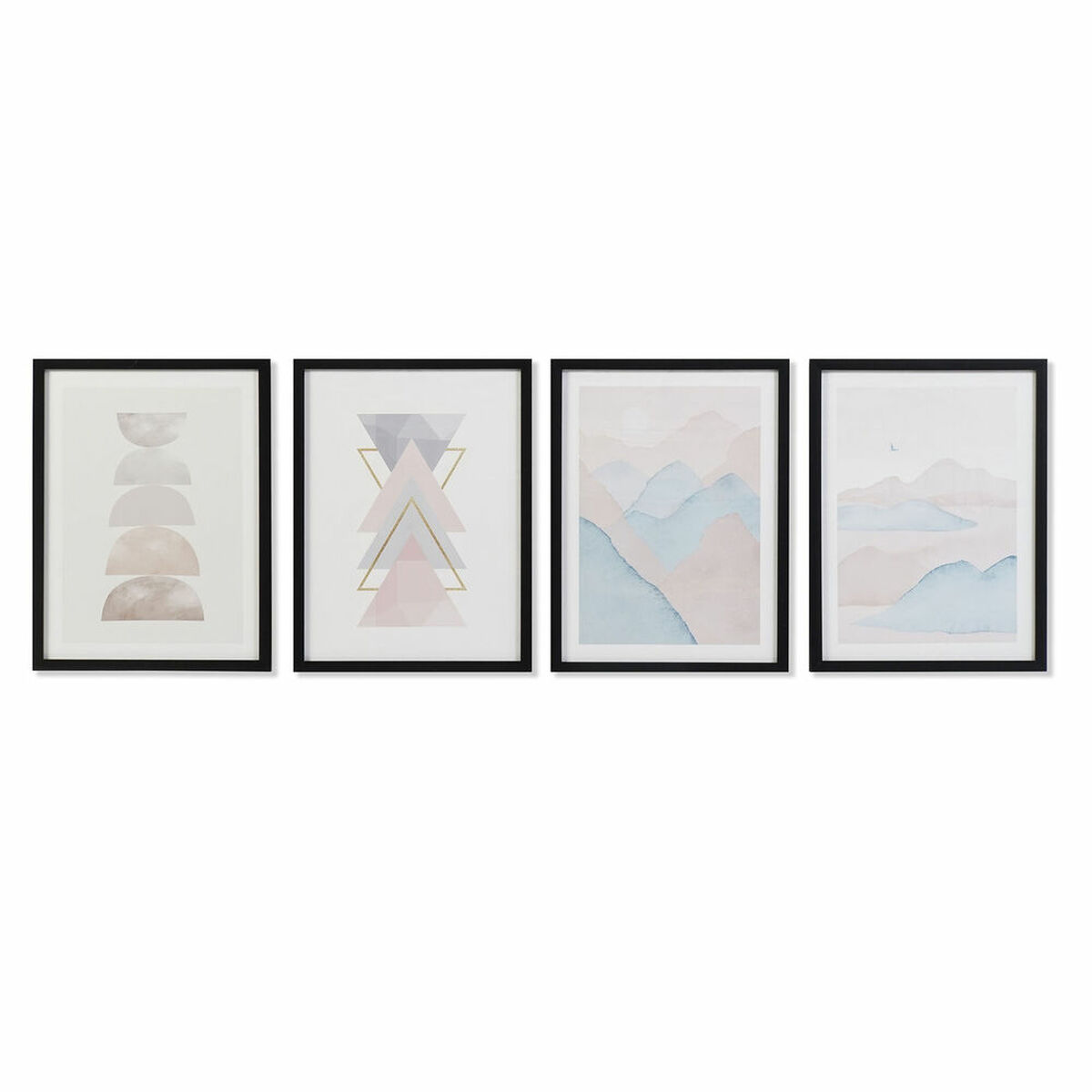 Tavla DKD Home Decor polystyren Trä MDF 30 x 3 x 40 cm