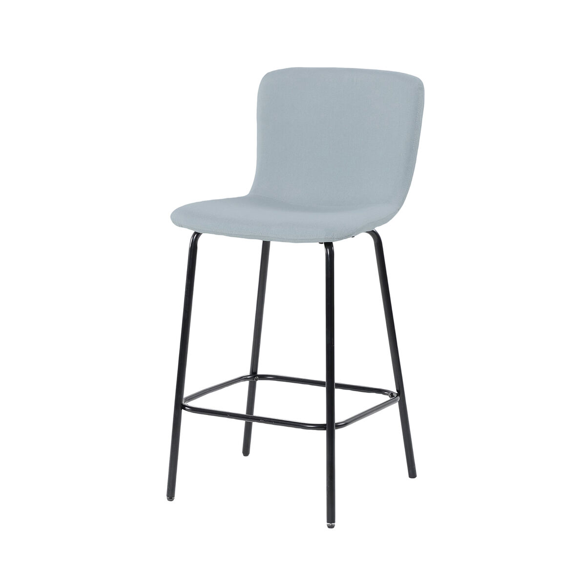 Sittpall Versa Blå Grå Metall 44,5 X 93,5 X 51 CM