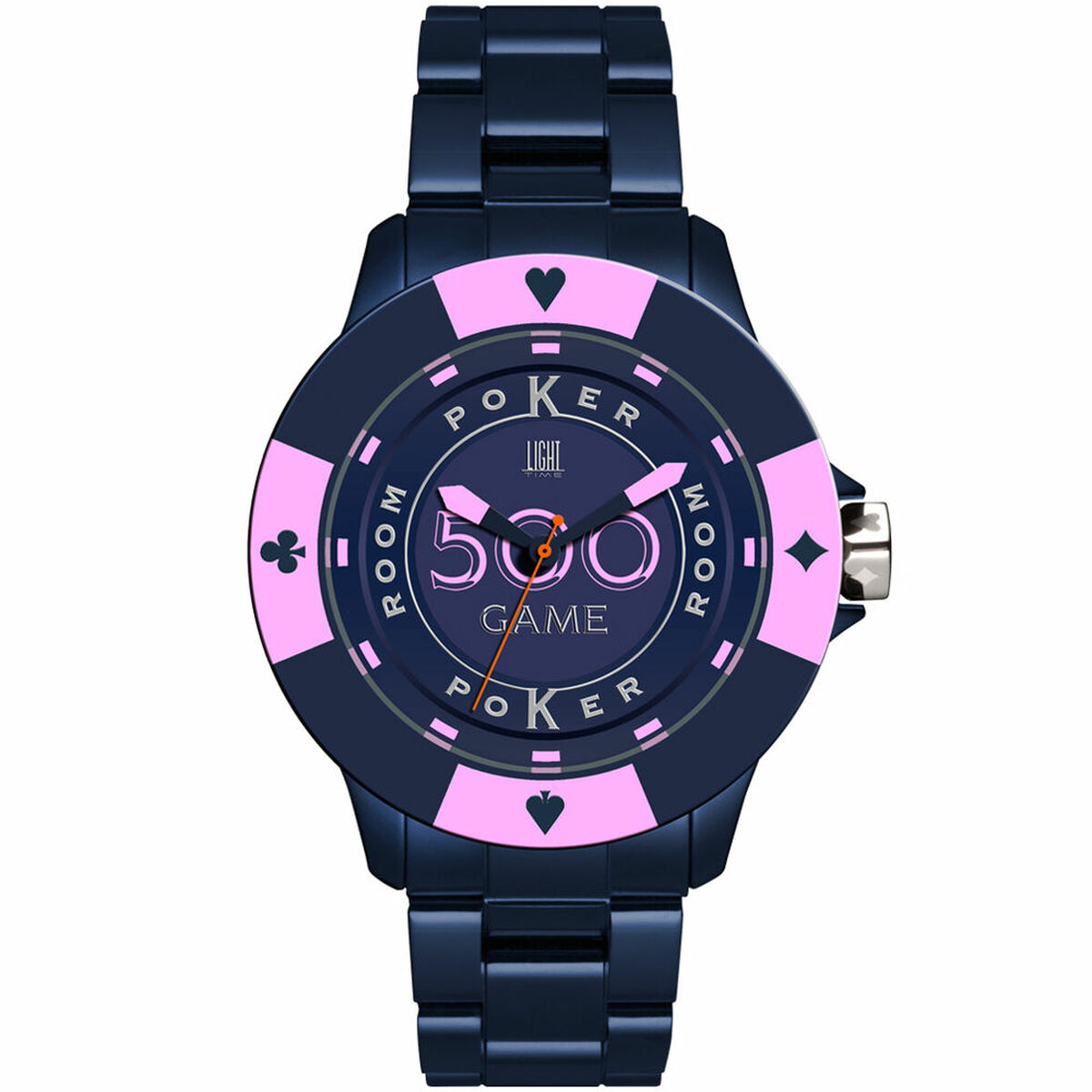 Unisexklocka Light Time POKER (Ø 41 mm) - 3