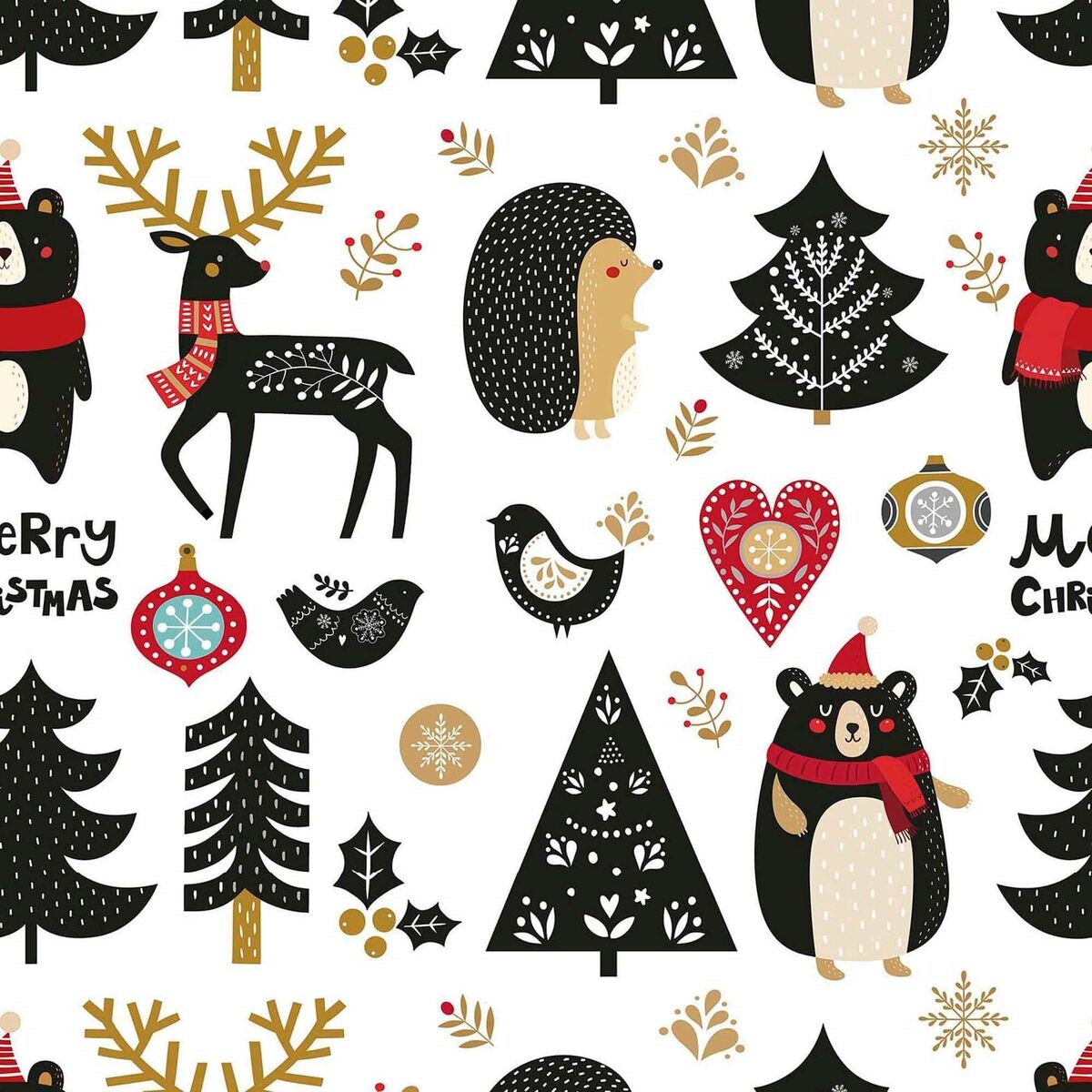 Fläckresistent bordsduk i harts Belum Merry Christmas Multicolour 150 x 150 cm - 4