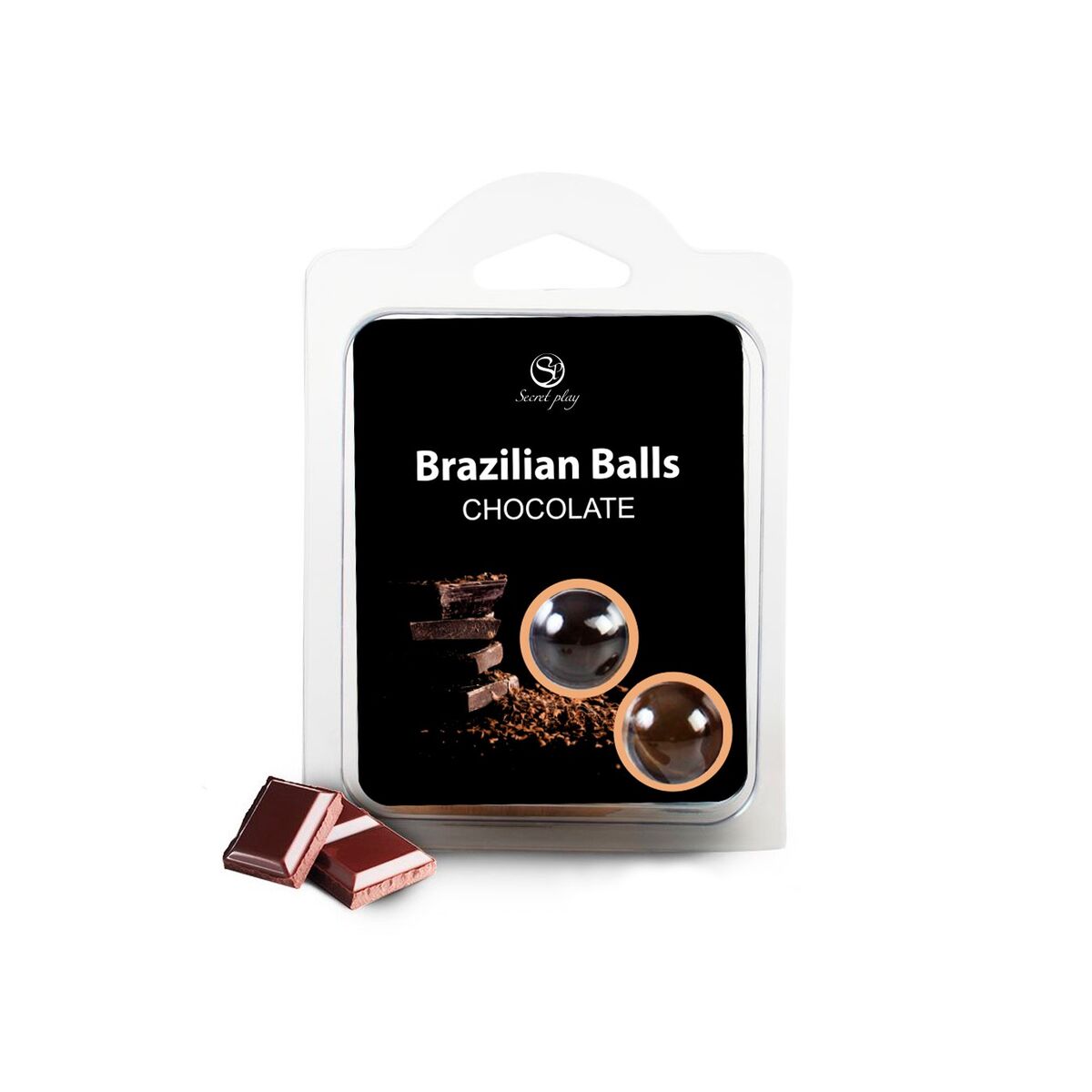 Glidmedel Secret Play Choklad 4 ml 2 Delar