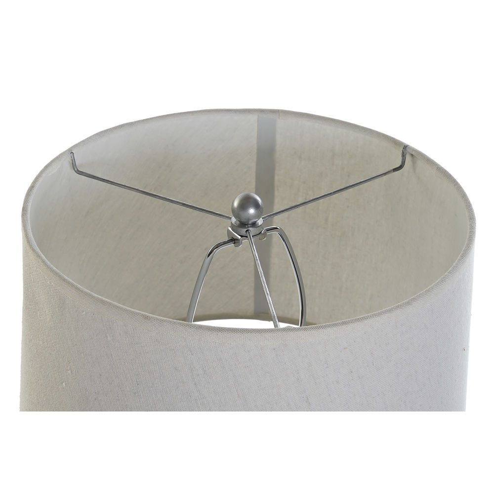 Bordslampa DKD Home Decor Porslin Blå Orange Polyester Virágok (35 x 35 x 57 cm) - 2
