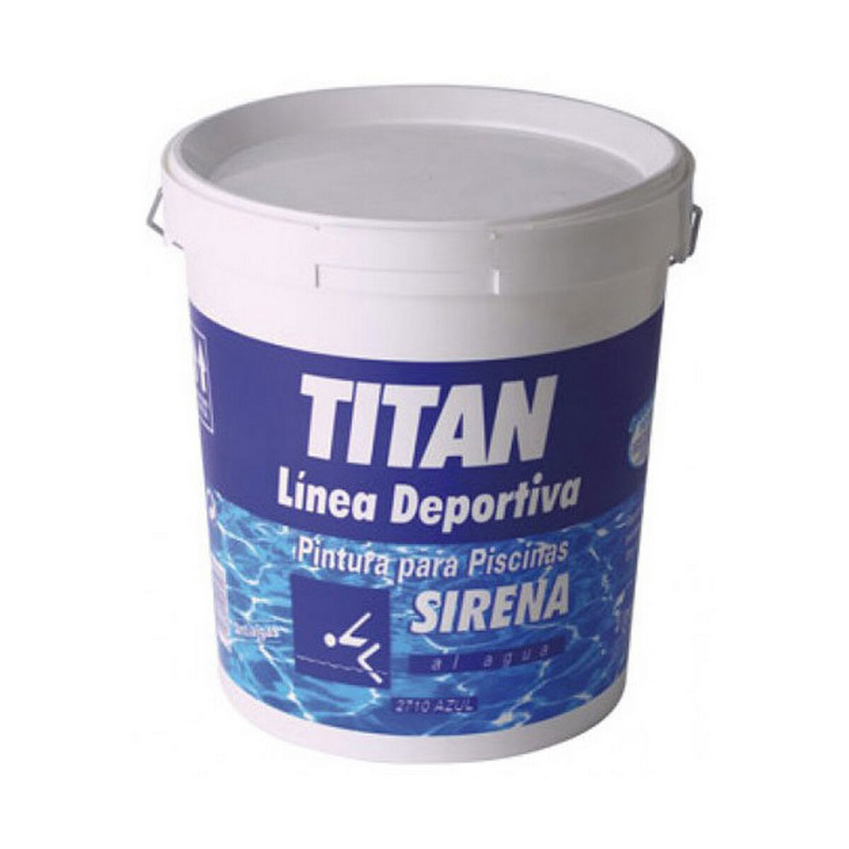 Akrylfärg Titan Sirena 183271004 Blå Sundlaug Matt 4 L - 2