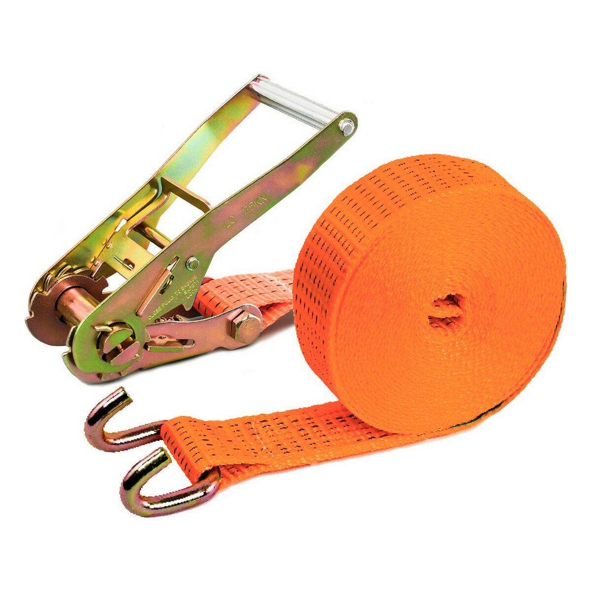 Spärrhake Ponsa 027,136,050,104 Orange Öppen 50 mm x 8,5 m - 2