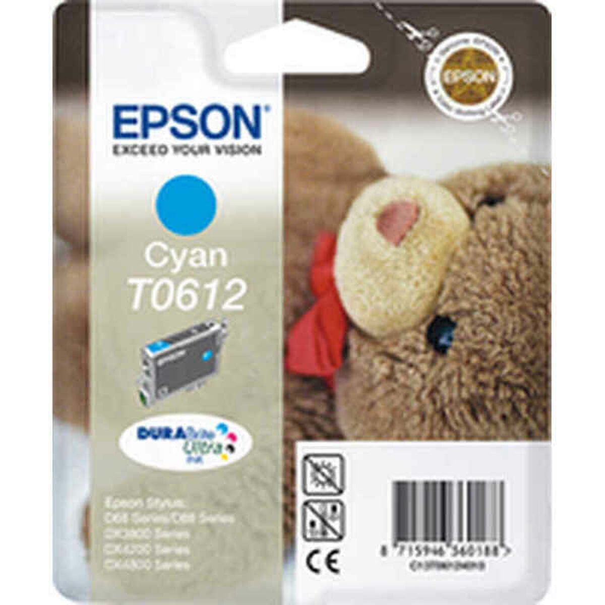 Original Bläckpatron Epson C13T06124010 Turkos - 2