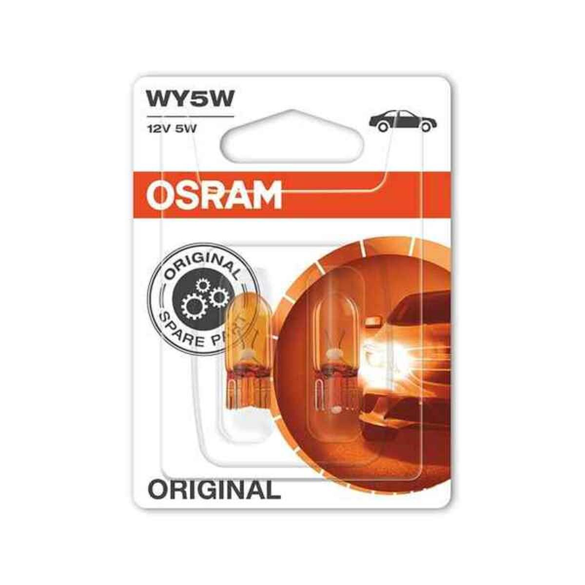 Glödlampa för bil OS2827NA-02B Osram OS2827NA-02B WY5W 5W 12V (2 Delar) - 3