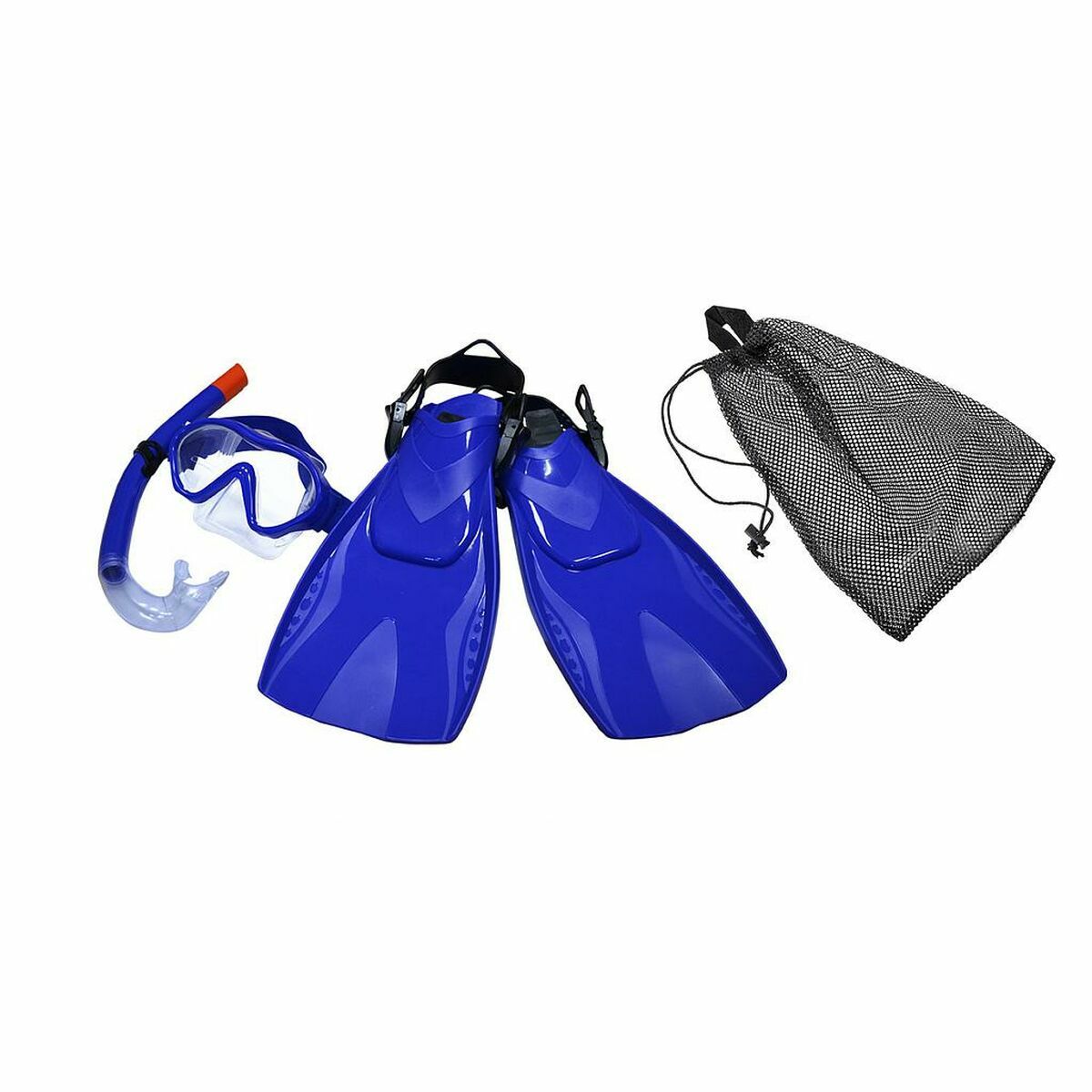Dykmask med snorkel och simfötter Eqsi Vuxna - 3
