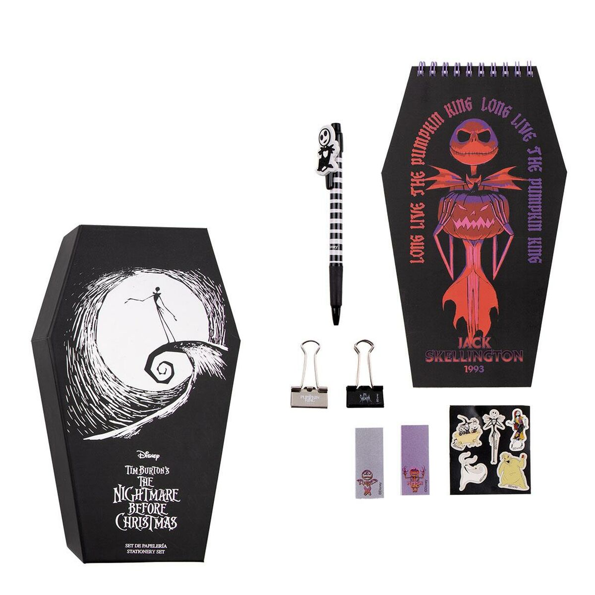 Brevpapper Set The Nightmare Before Christmas 7 Delar