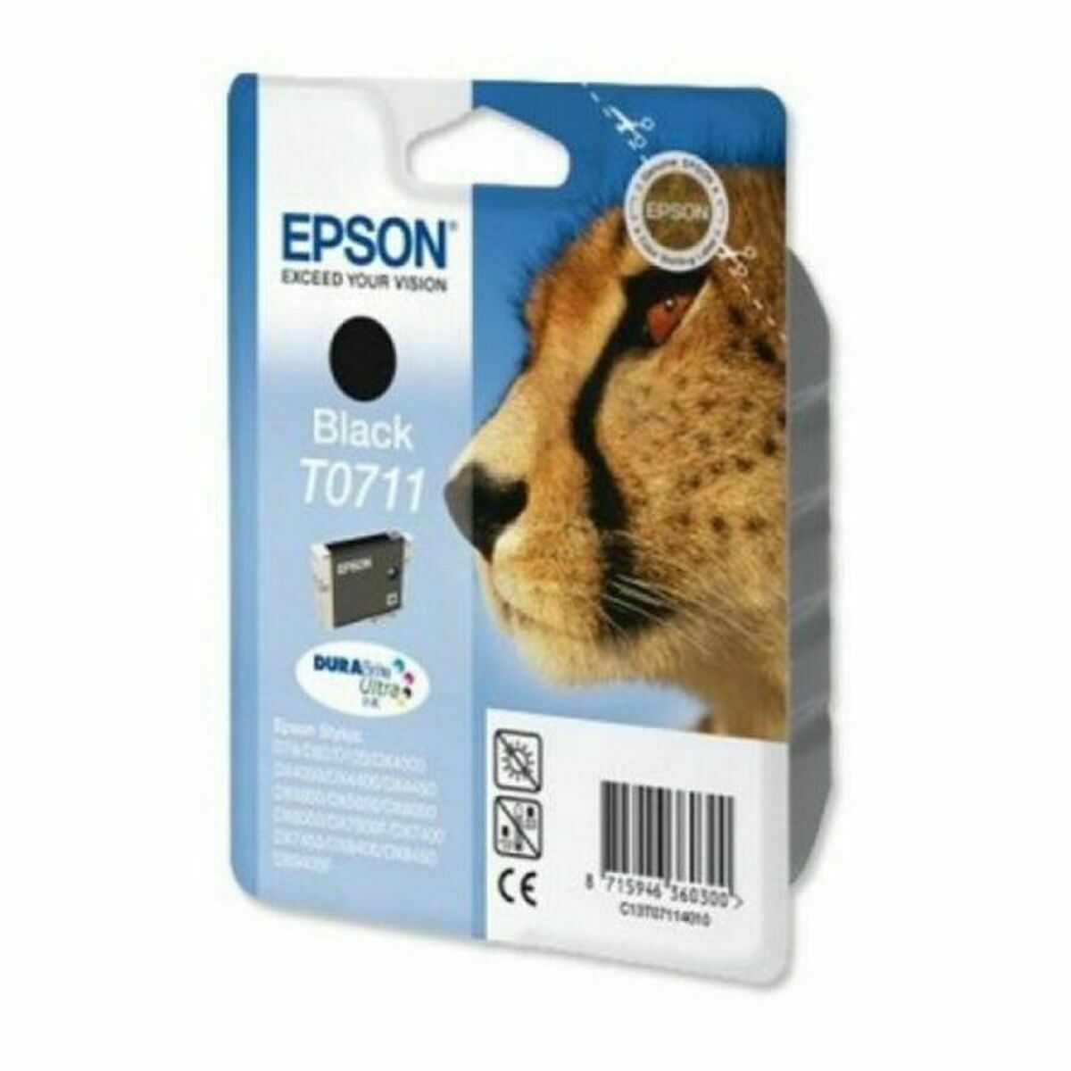 Original Bläckpatron Epson C13T07114012 Svart - 2