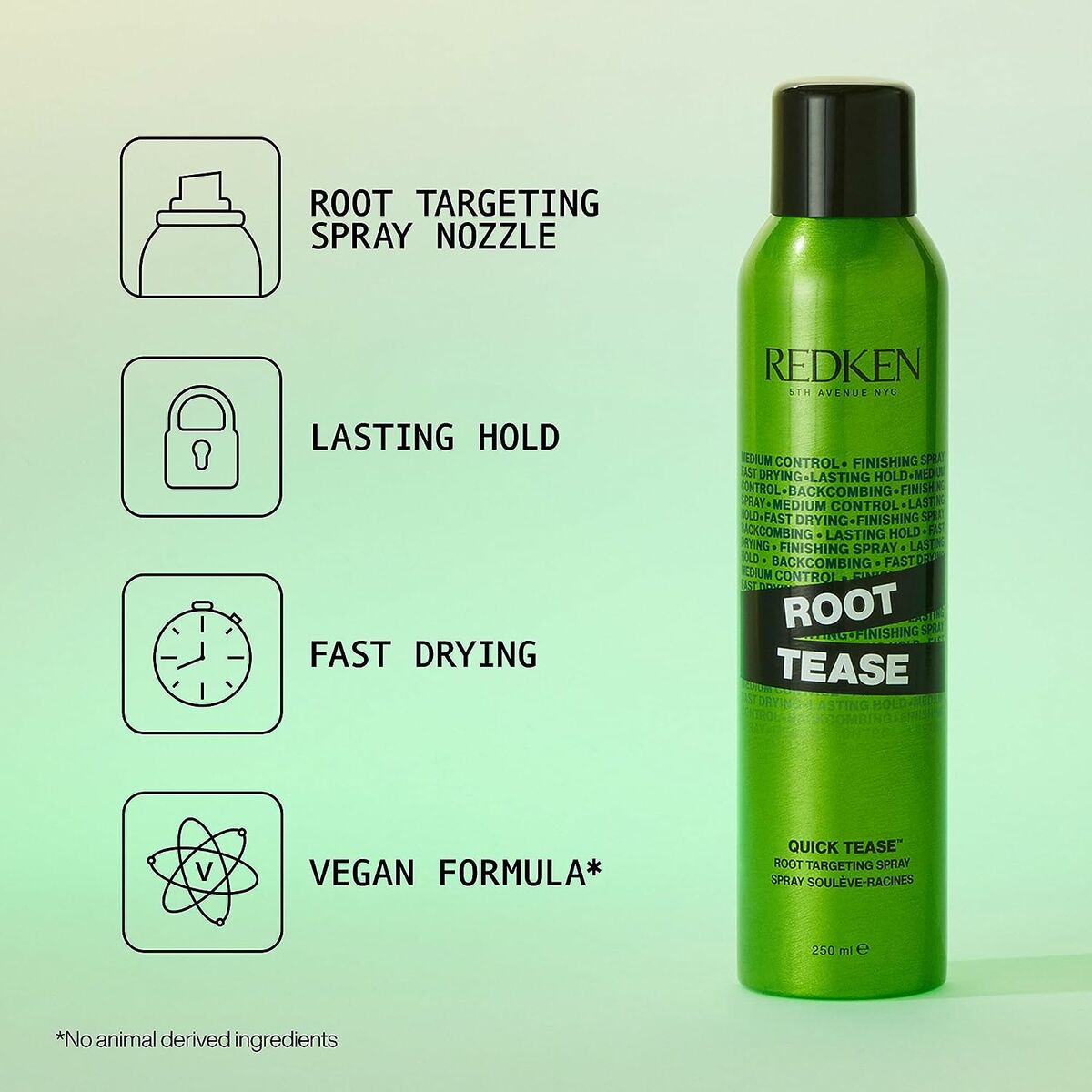 Normal håll hårspray Redken Root Tease 250 ml - 3