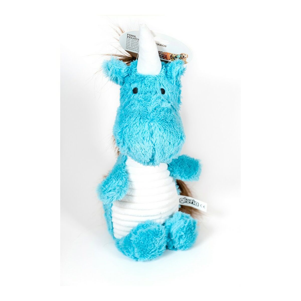 Mjuk leksak för hundar Gloria Blå Polyester polypropen Monster - 14