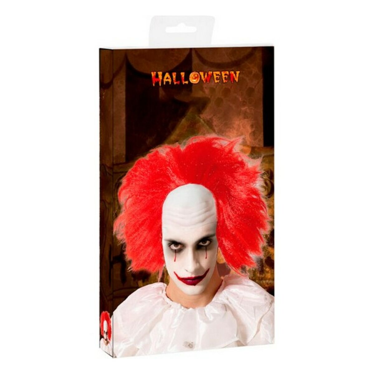 Peruk till Halloween Orange - 7