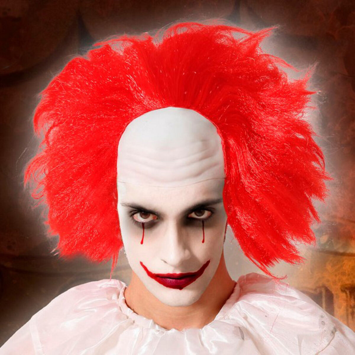 Peruk till Halloween Orange - 2