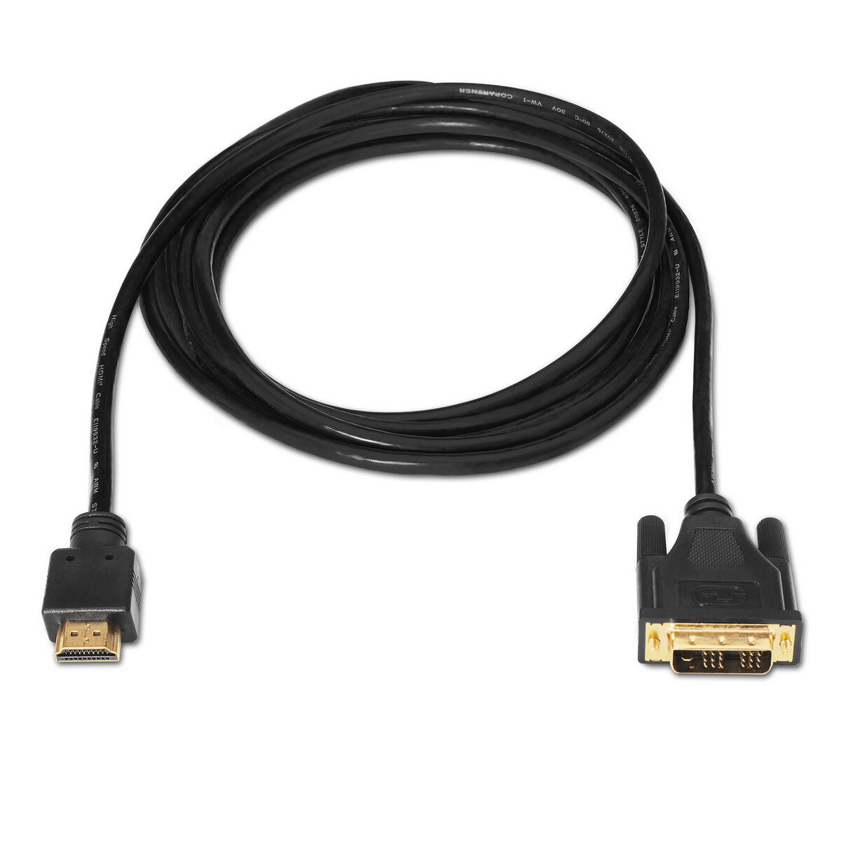 HDMI till DVI Adpater Aisens A117-0090 Svart 1,8 m - 2