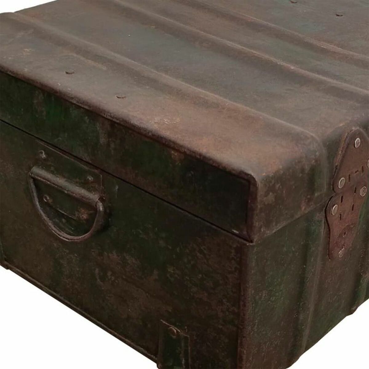 Dekorativ resväska Alexandra House Living Brun Järn Traditionell stil 35 x 23 x 61 cm - 6