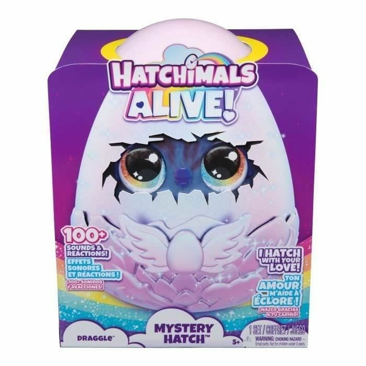 Playset Spin Master Draggle Hatchimals Alive Secret Hatch - 6