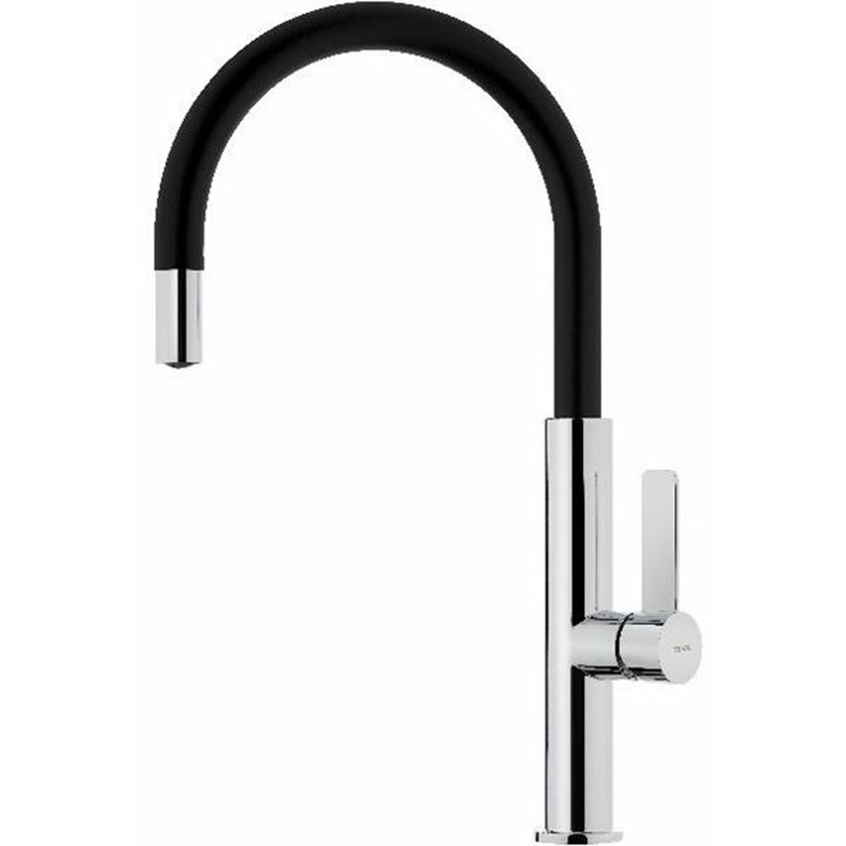 Blandare Teka TOPFOT995 Svart Krom