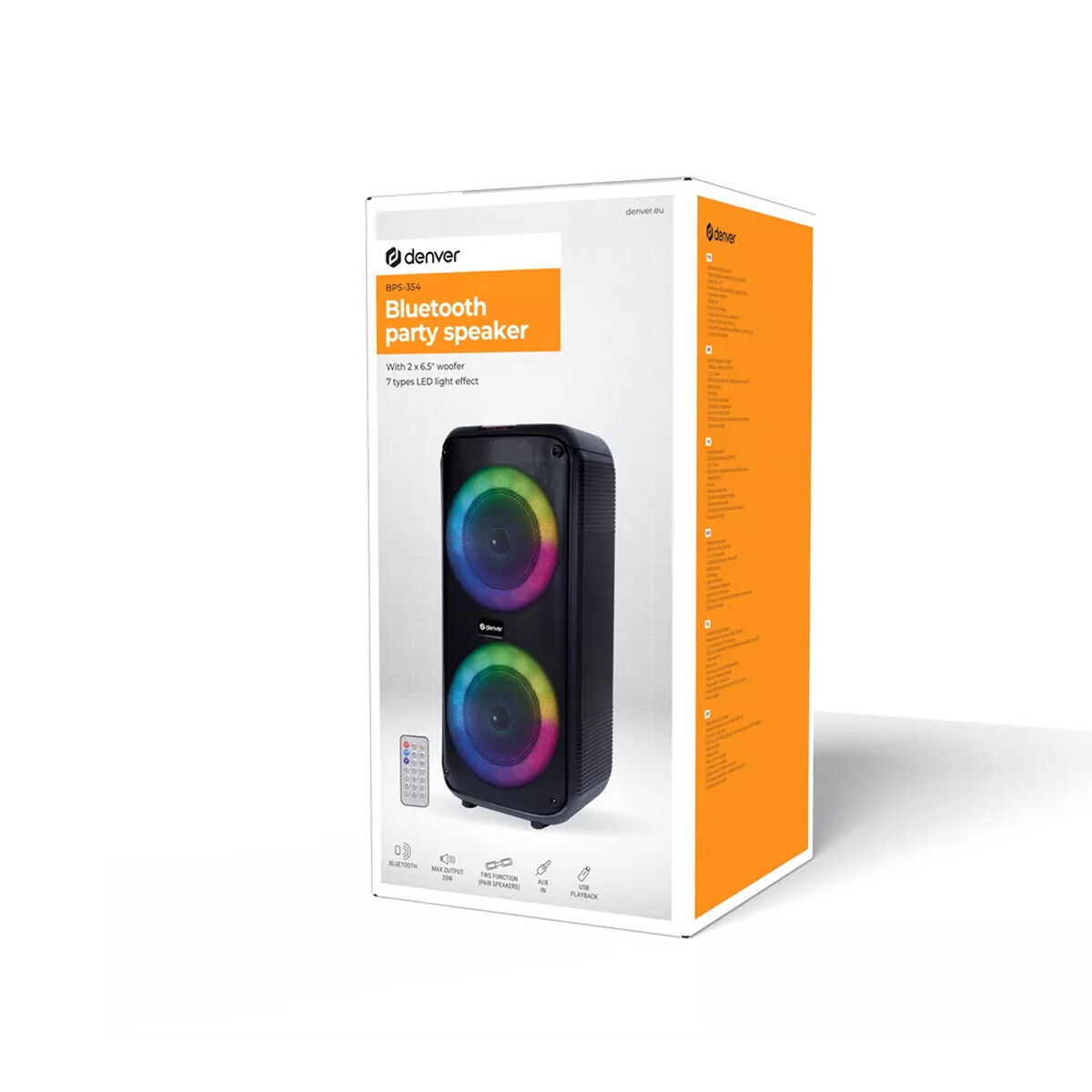 Bärbar Bluetooth Högtalare Denver Electronics - 2