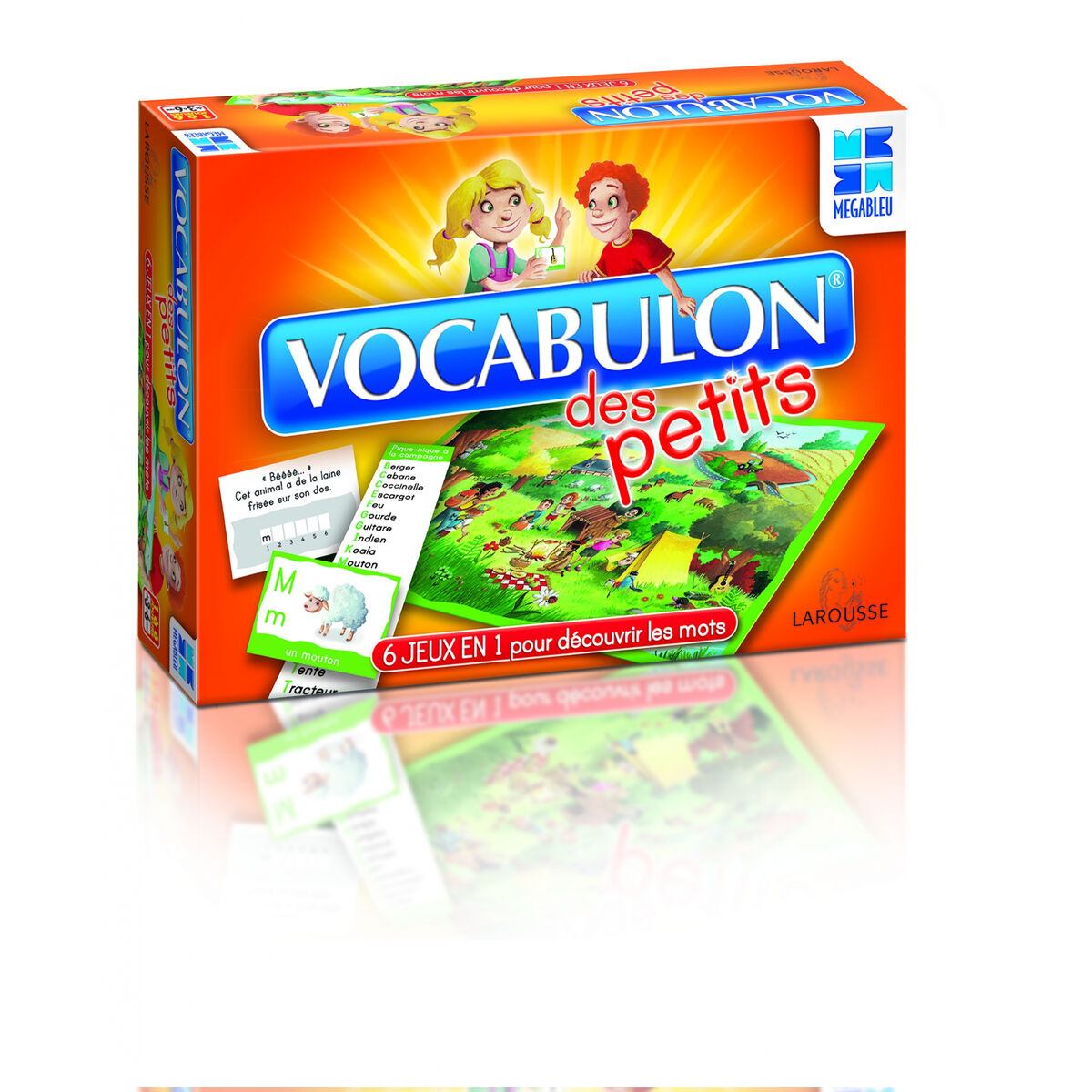 Sällskapsspel Megableu Vocabulon des Petits learning game 29 x 20 x 6 cm - 4