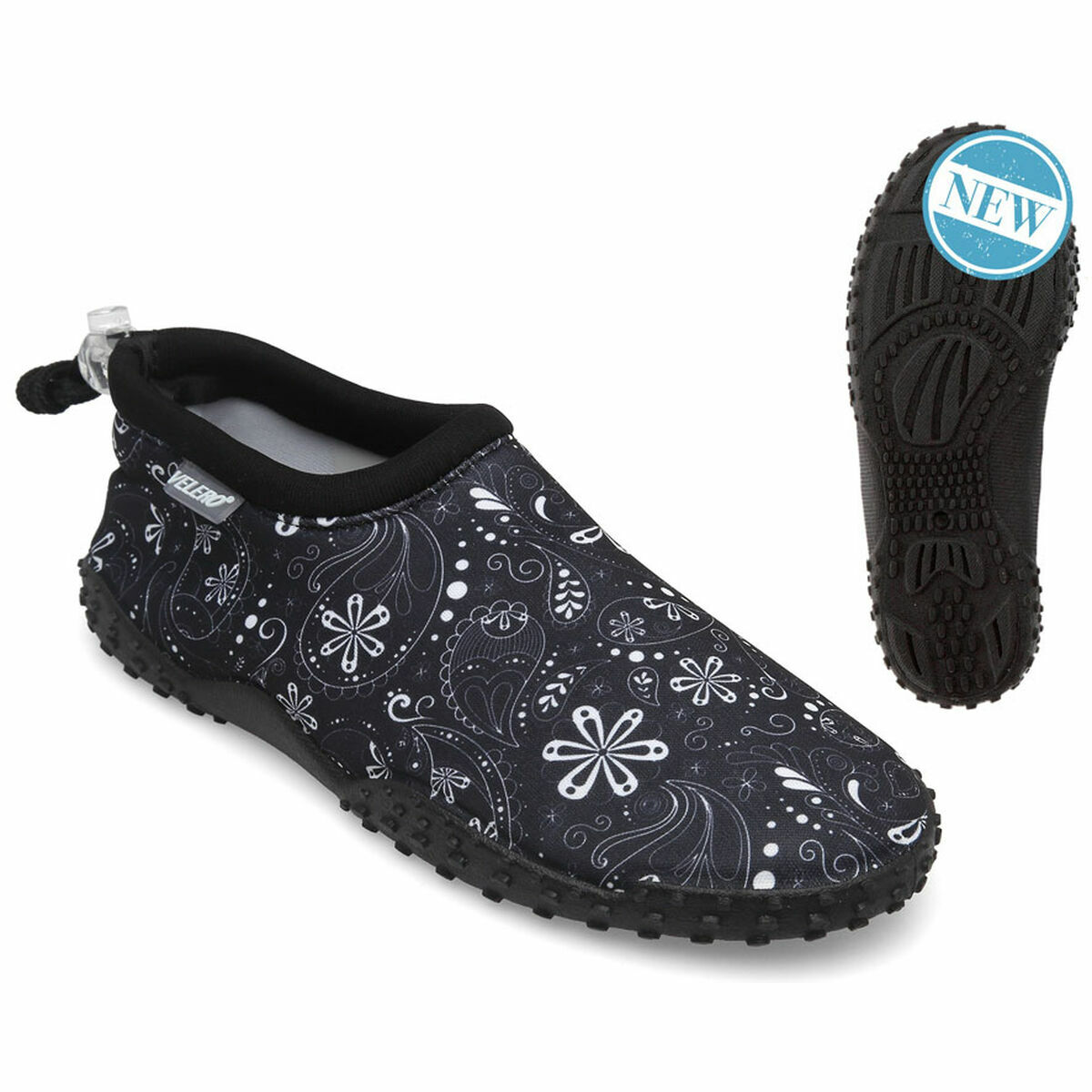 Tofflor Mandala Vuxna, unisex Svart Vit - 7