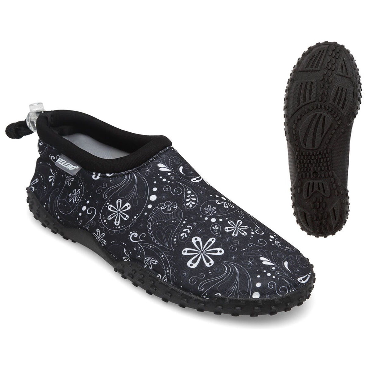 Tofflor Mandala Vuxna, unisex Svart Vit - 2