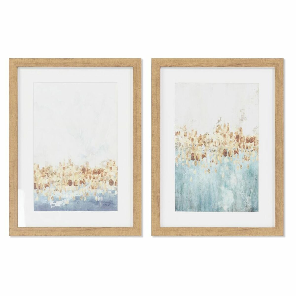 Tavla DKD Home Decor Glas polystyren 30 x 2,5 x 40 cm