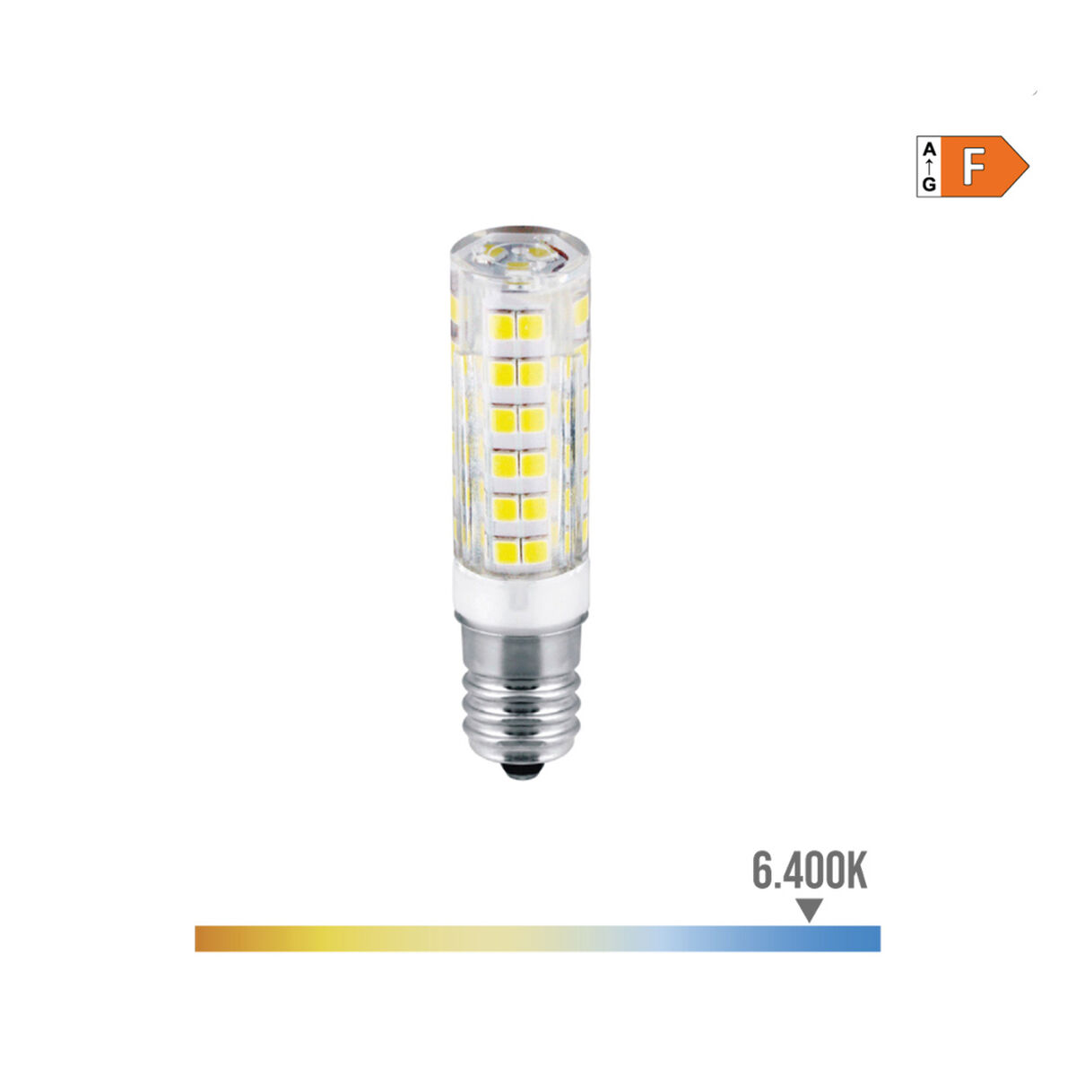 LED-lampa EDM 98886 F 35 W 4,5 W 39 W E14 450 lm Ø 1,6 x 6,6 cm Rörformig (6400 K) - 10