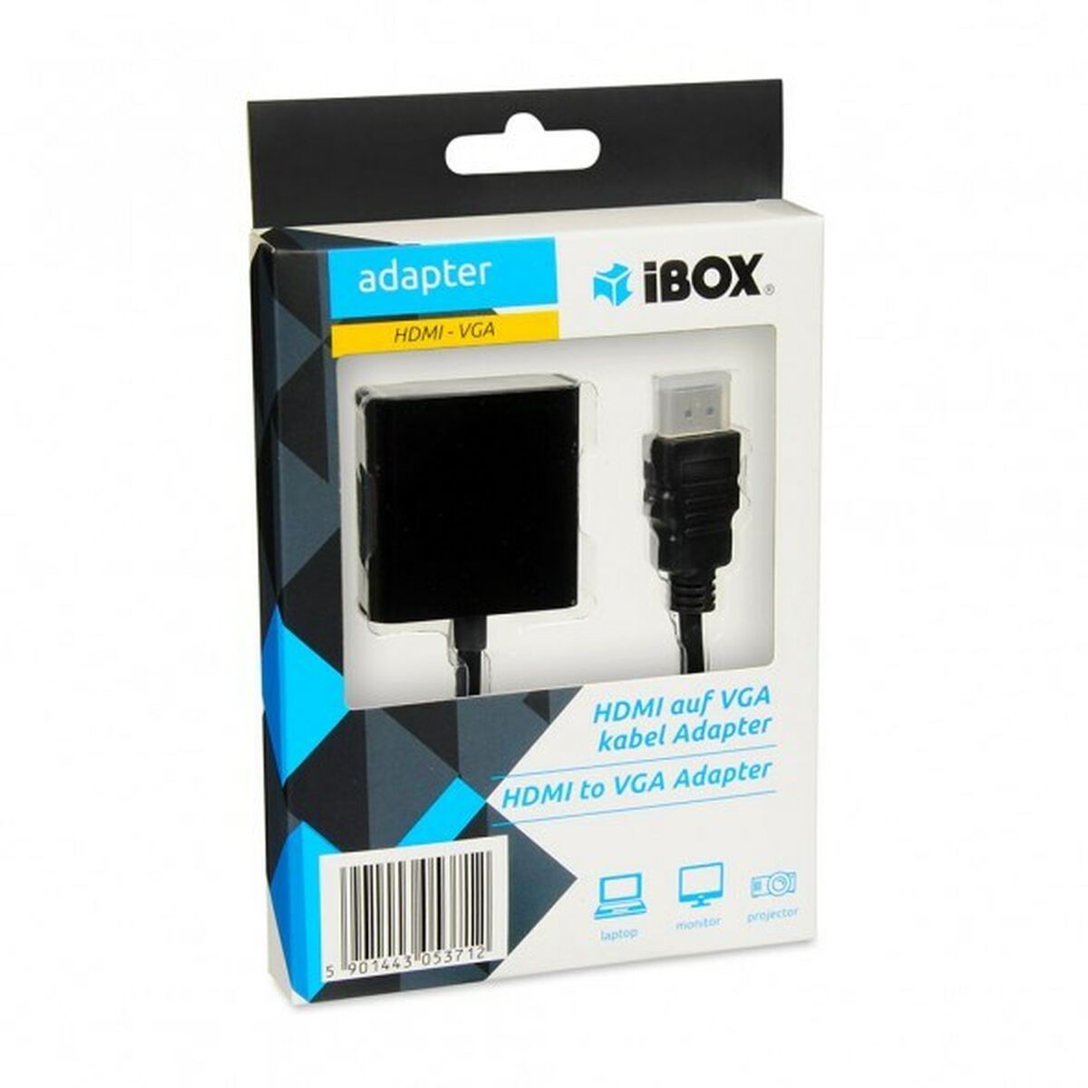 Adapter HDMI till VGA Ibox IAHV01 Svart - 2