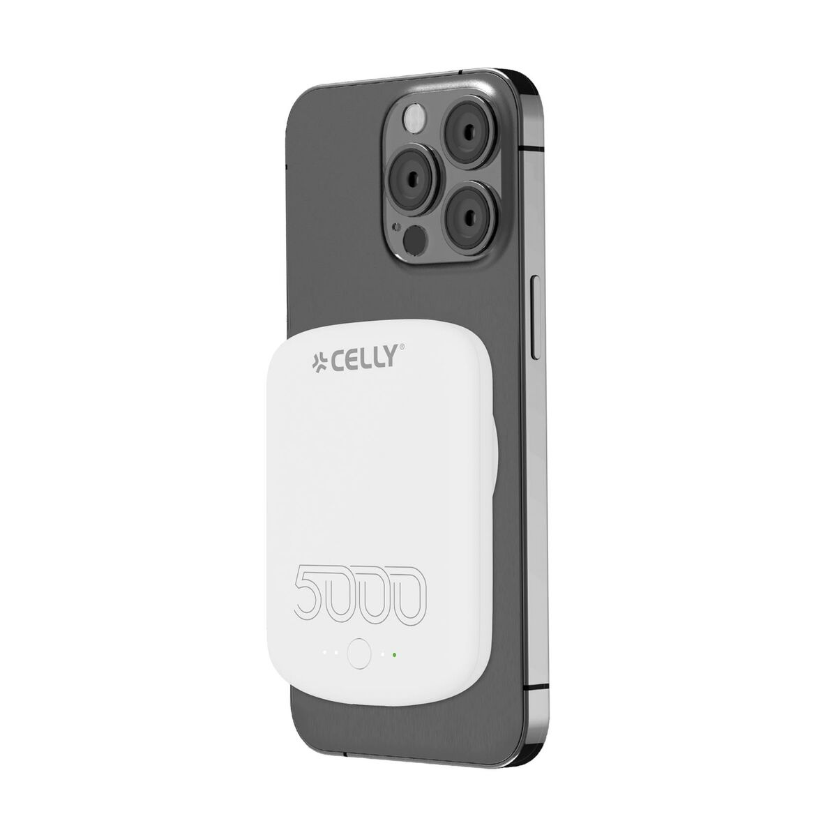 Powerbank Celly MAGPB5000PROWH Vit 5000 mAh