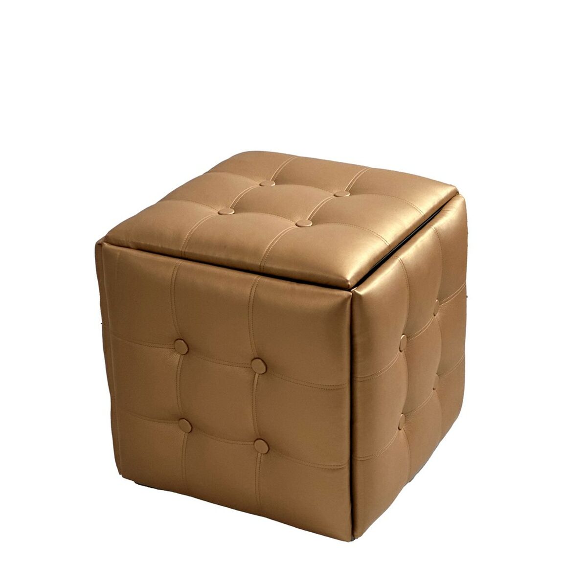 Stolset GO GIFT Transformer Kamel Läder Stål 50 x 50 x 50 cm Puff 5-i-1 5 antal - 3