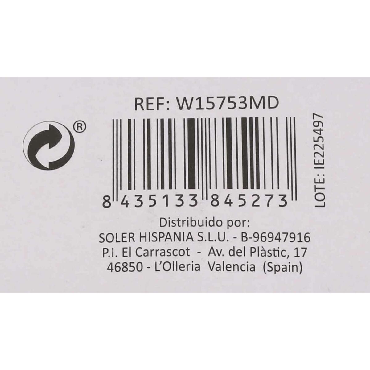Disksvamphållare 47566 15,2 x 15,2 x 10,3 cm Vit (12 antal) - 5